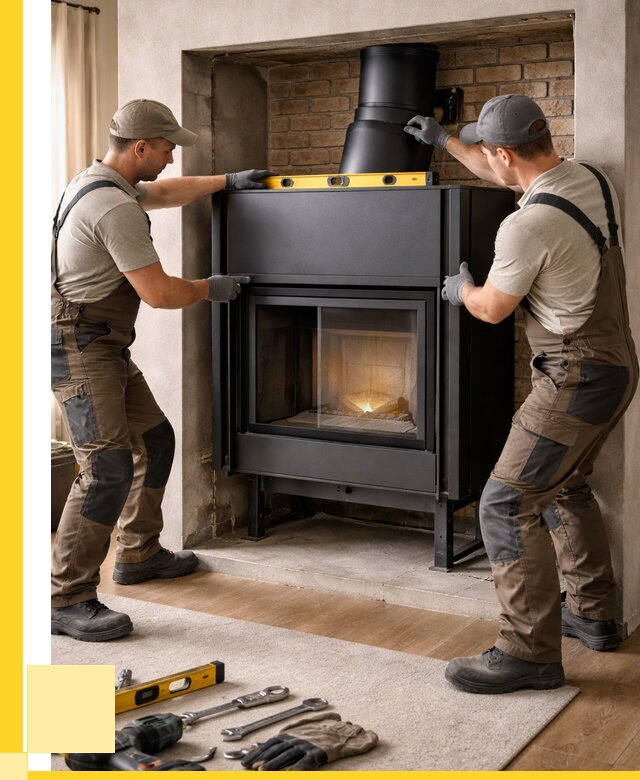 Установка каминных топок в Междуреченске под ключ от 18189 р. | ЭриданМжд