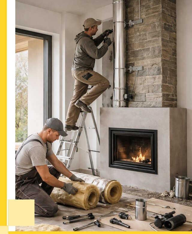 Монтаж дымоходов для каминов в Междуреченске от 15158 р. ЭриданМжд