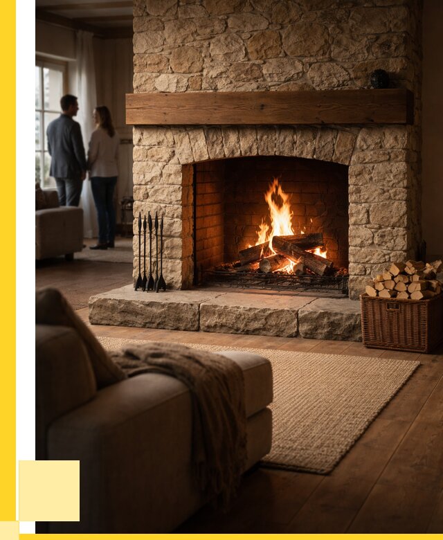 Открытые камины под ключ в Междуреченске от 151575 р. ЭриданМжд