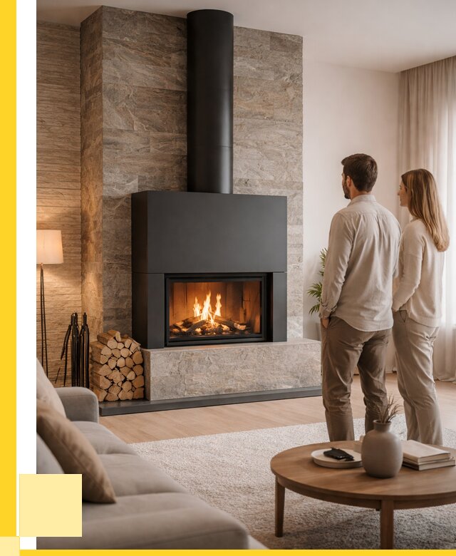 Закрытые камины под ключ в Междуреченске от 121260 р., ЭриданМжд