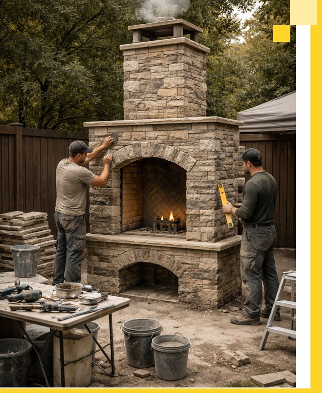 Проектирование и установка уличных каминов в Междуреченске