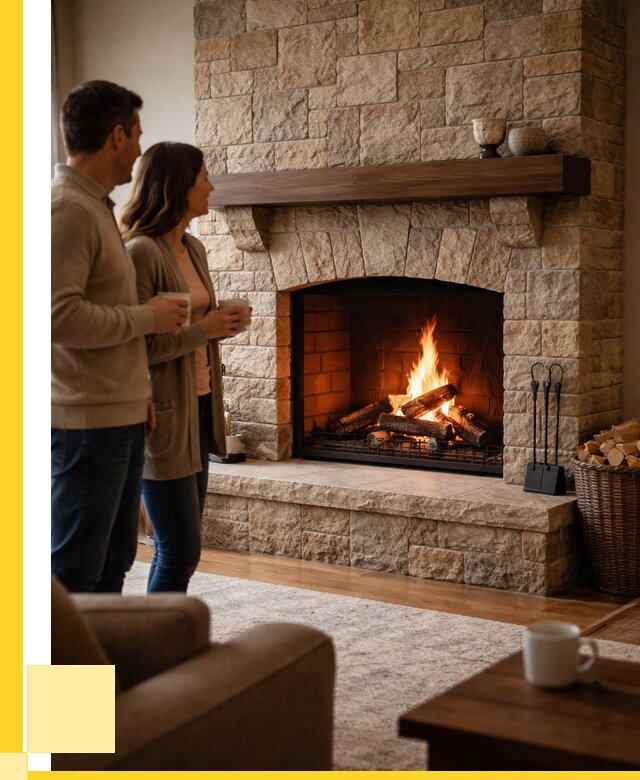 Каменные камины на заказ в Междуреченске от 181890 р. | ЭриданМжд