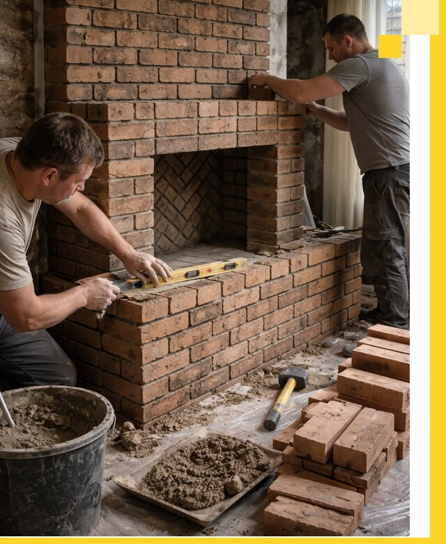 Изготовление и установка кирпичных каминов в Междуреченске