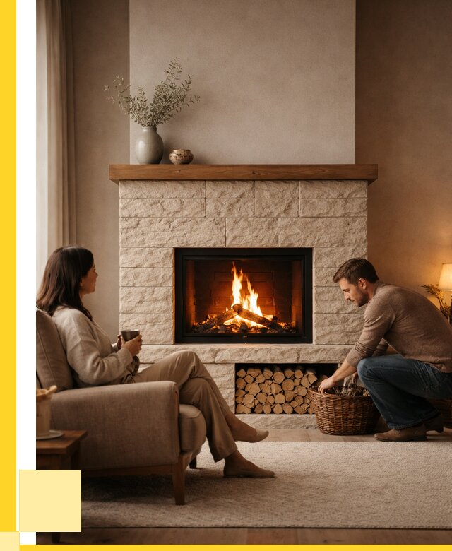 Камины для дома в Междуреченске под ключ от 151575 р. | ЭриданМжд