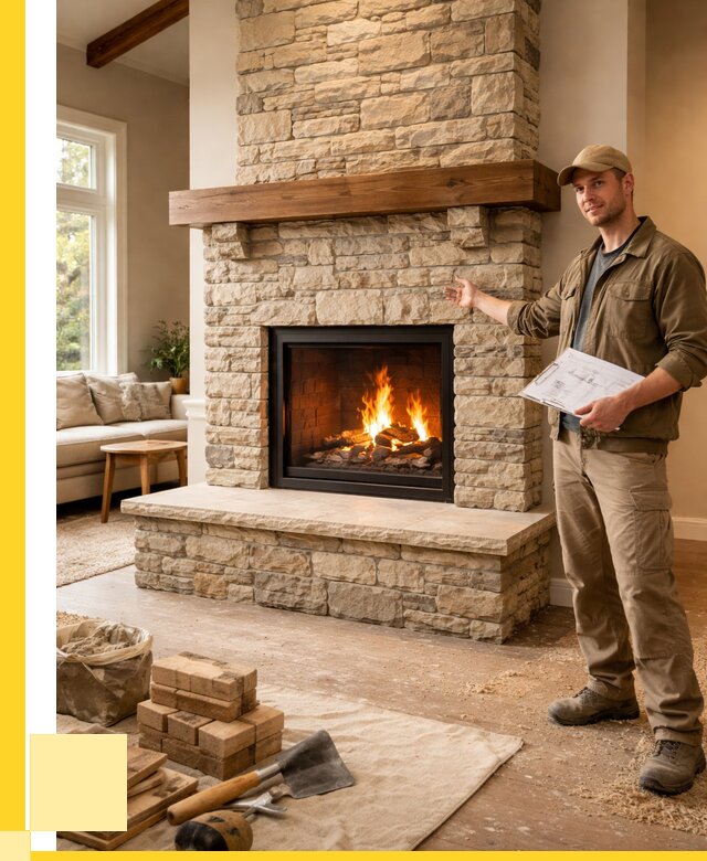 Камины под ключ в Междуреченске от 181890 р. | ЭриданМжд — установка