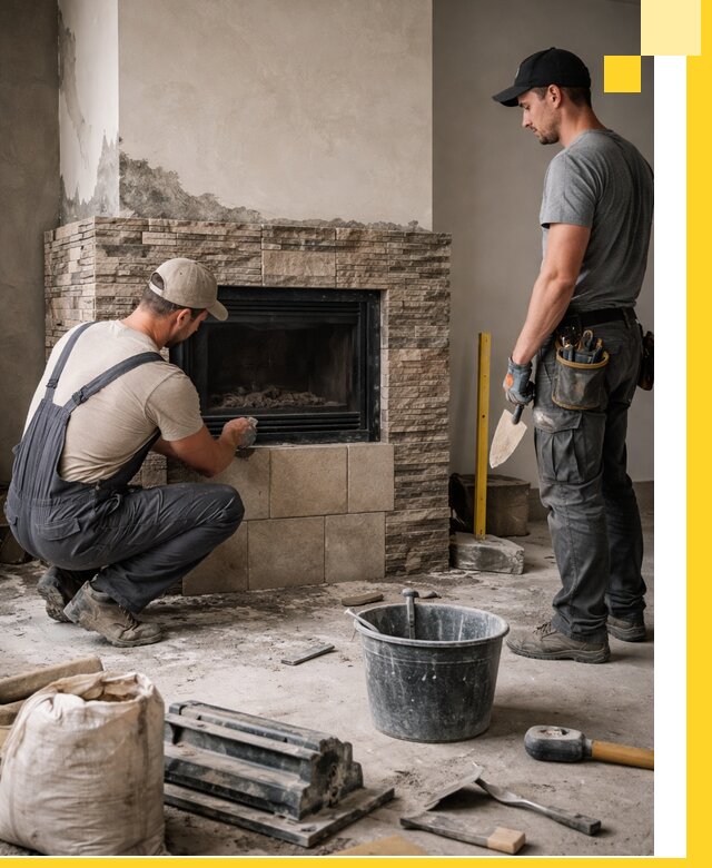 Камины под ключ в Междуреченске: проект, изготовление и монтаж