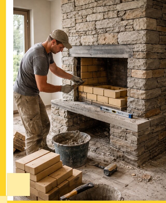 Кладка каминов и камина в Междуреченске от 25263 р. ЭриданМжд