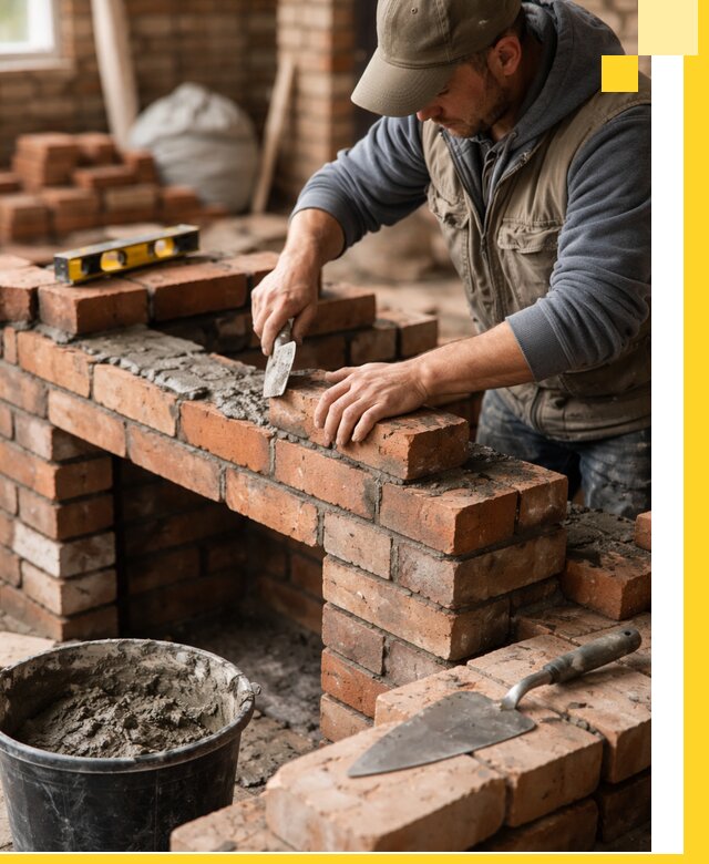 Кладка каминов под ключ в Междуреченске профессиональная отделка и монтаж