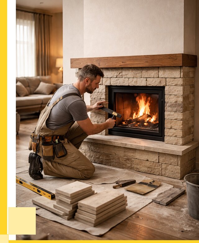 Строительство каминов в Междуреченске от 151575 р., ЭриданМжд - под ключ