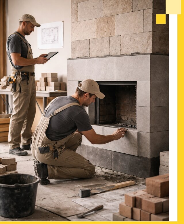 Индивидуальные проекты каминов и каминных систем в Междуреченске