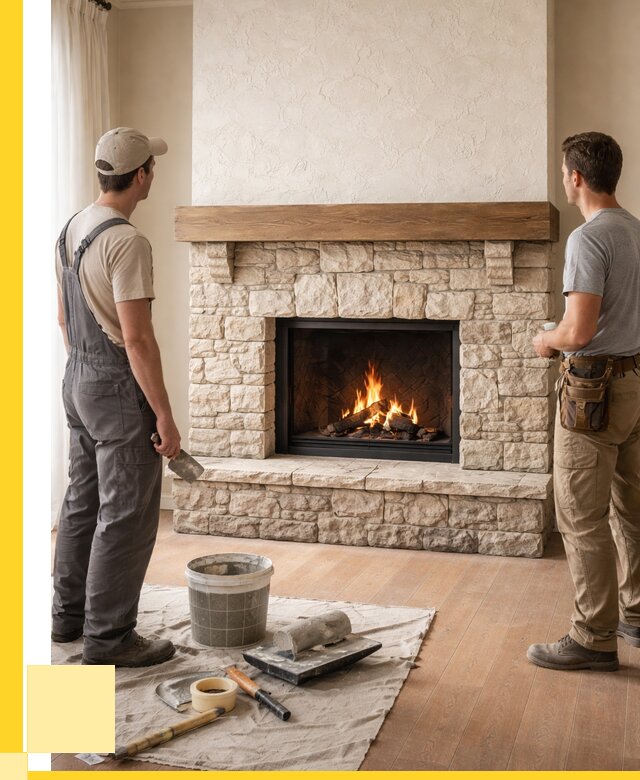 Отделка каминов в Междуреченске от 6568 р. под ключ | ЭриданМжд