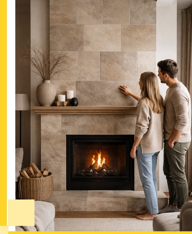 Облицовка каминов керамогранитом в Междуреченске от 4547 р. | ЭриданМжд