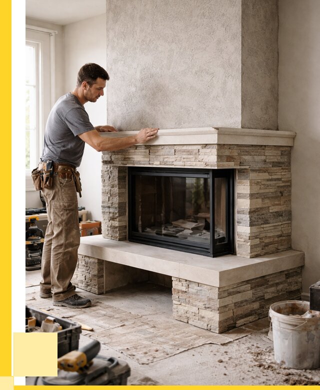 Изготовление каминов под ключ в Междуреченске от 151575 р. | ЭриданМжд