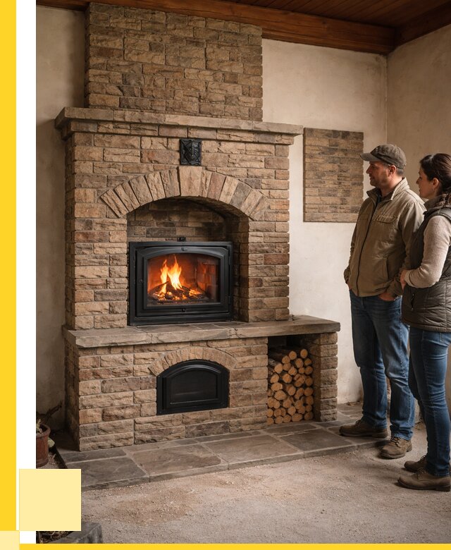 Кирпичная печь под ключ в Междуреченске от 151575 р. | ЭриданМжд