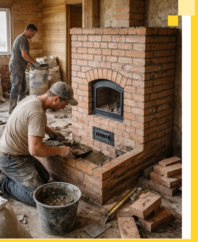 Профессиональное строительство печей в Междуреченске под ключ