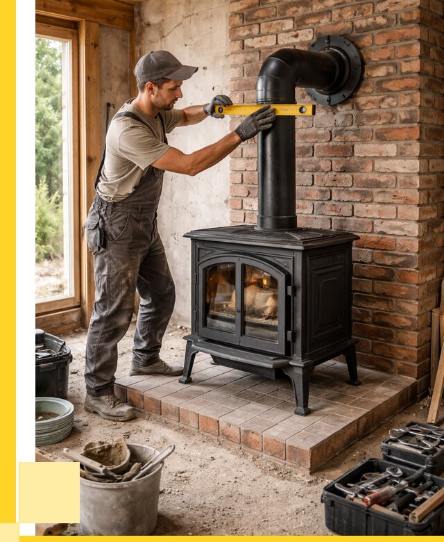 Монтаж печей установка банной печи в Междуреченске от 15158 р. | ЭриданМжд