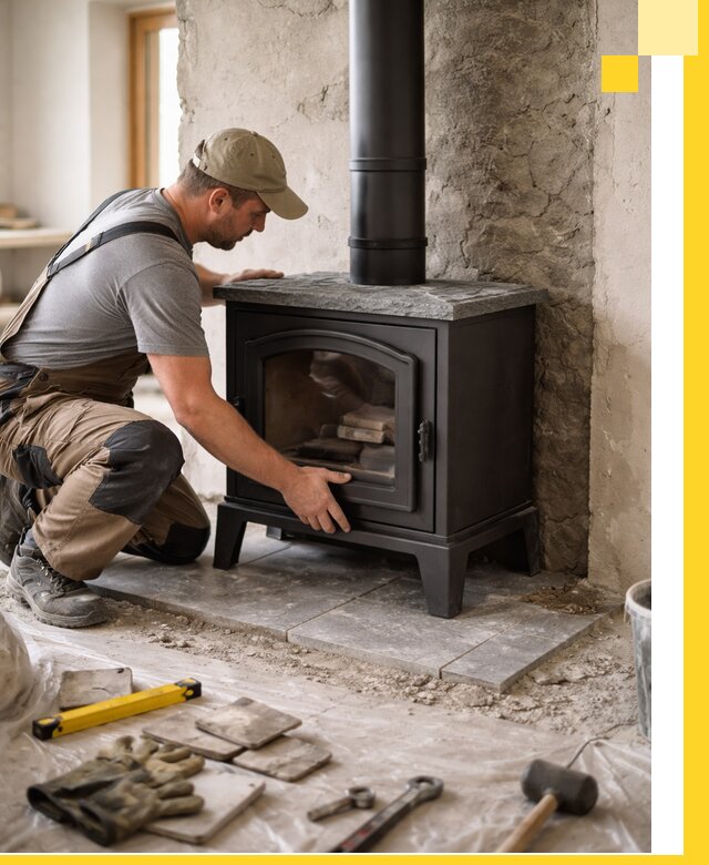 Профессиональный монтаж печей и каминов в Междуреченске под ключ