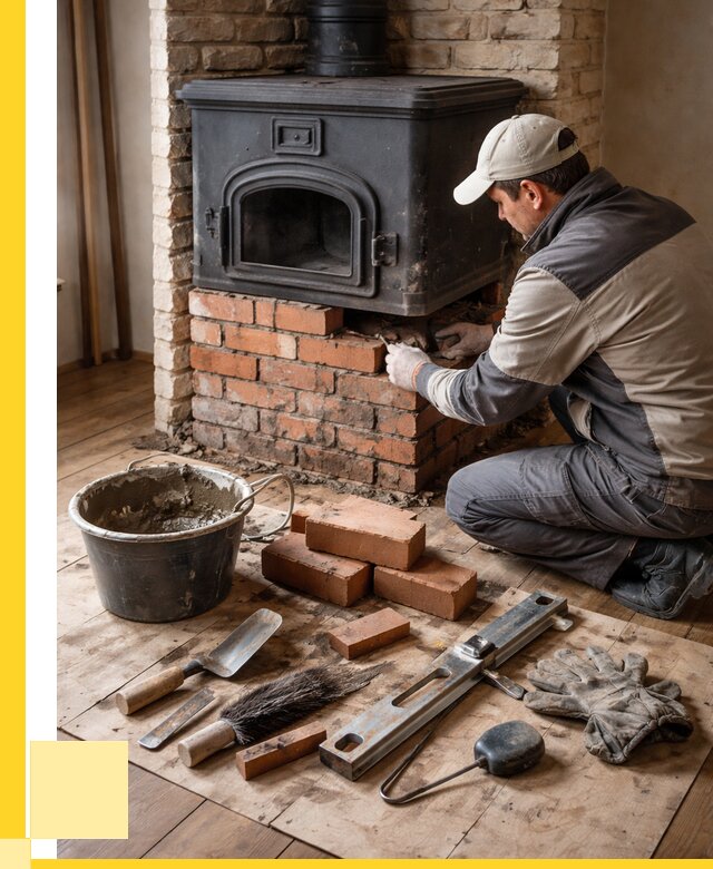 Ремонт печей в Междуреченске от 12126 р., услуги печника ЭриданМжд