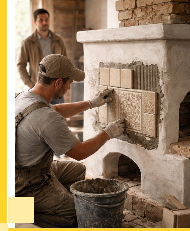 Отделка печей и банных печей в Междуреченске от 35368 р. | ЭриданМжд