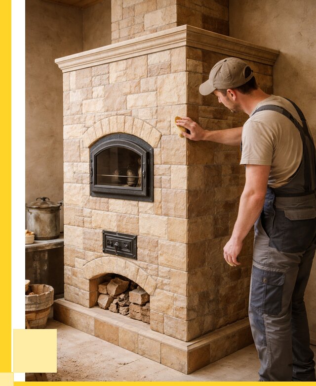 Облицовка печей в Междуреченске от 4547 р. под ключ | ЭриданМжд