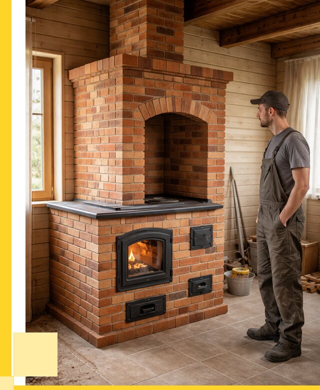 Кирпичные печи в Междуреченске: купить от 151575 р. | ЭриданМжд