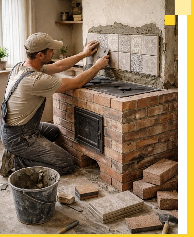 Печи с плитой на заказ монтаж гарантия и сервис в Междуреченске