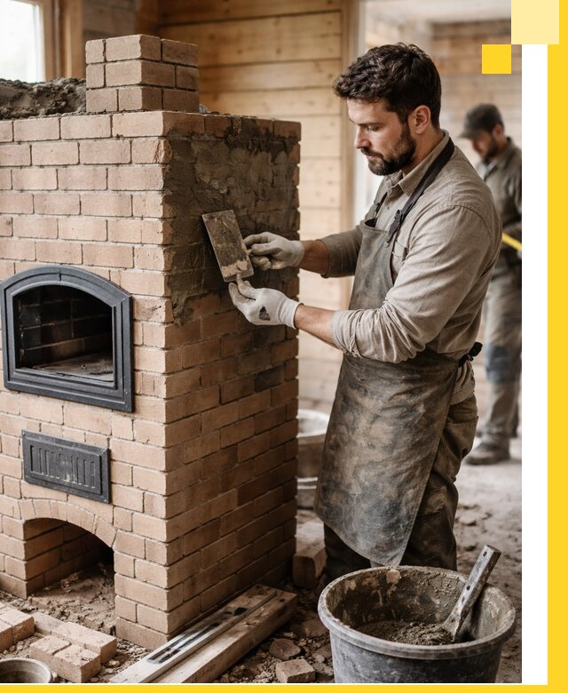 Изготовление и установка печей-шведок под ключ в Междуреченске