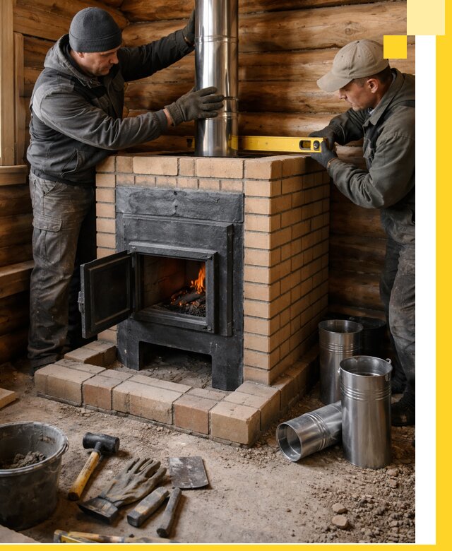 Проектирование, изготовление и установка банных печей в Междуреченске