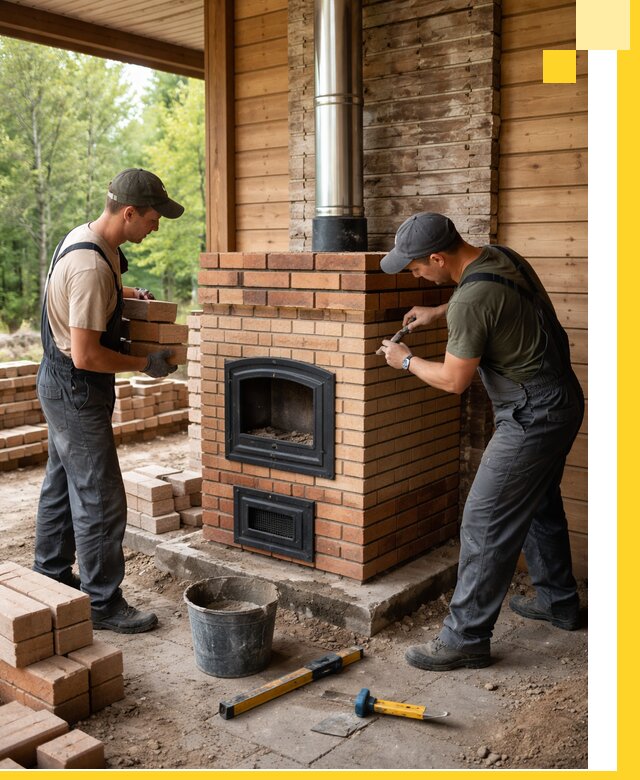 Производство и установка дачных печей под ключ в Междуреченске