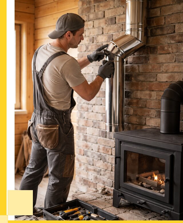 Монтаж дымоходов для печей в Междуреченске от 7579 р. | ЭриданМжд