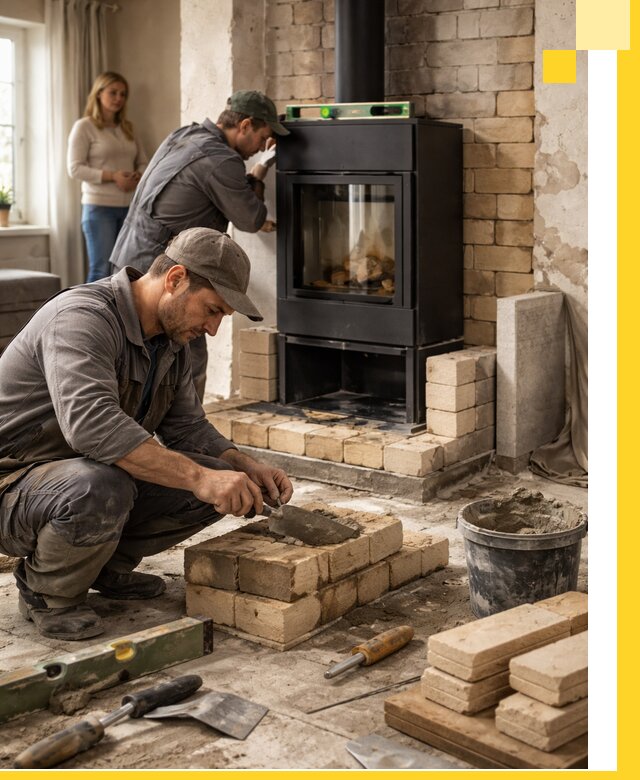 Печи и камины под ключ: проект, установка в Междуреченске