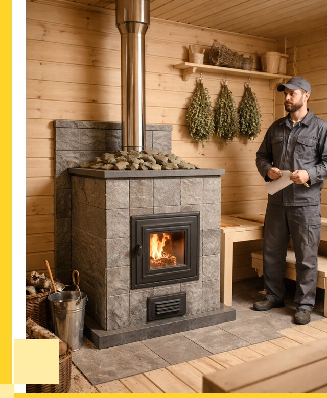 Печи для бани под ключ в Междуреченске от 121260 р. | ЭриданМжд