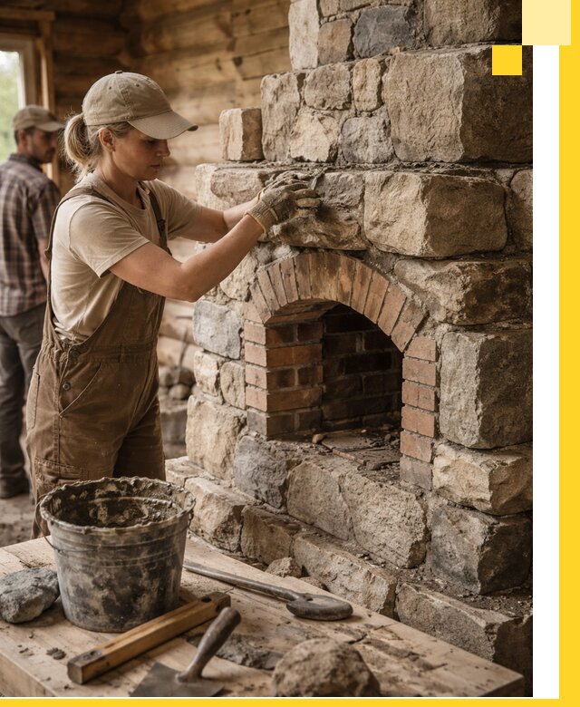 Каменные печи на заказ и монтаж в Междуреченске, долговечные решения