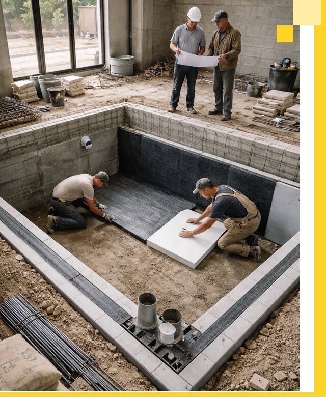 Проекты частных и общественных бассейнов под ключ в Междуреченске