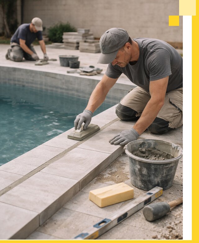 Отделка бассейнов в Междуреченске: декоративная отделка и гидроизоляция