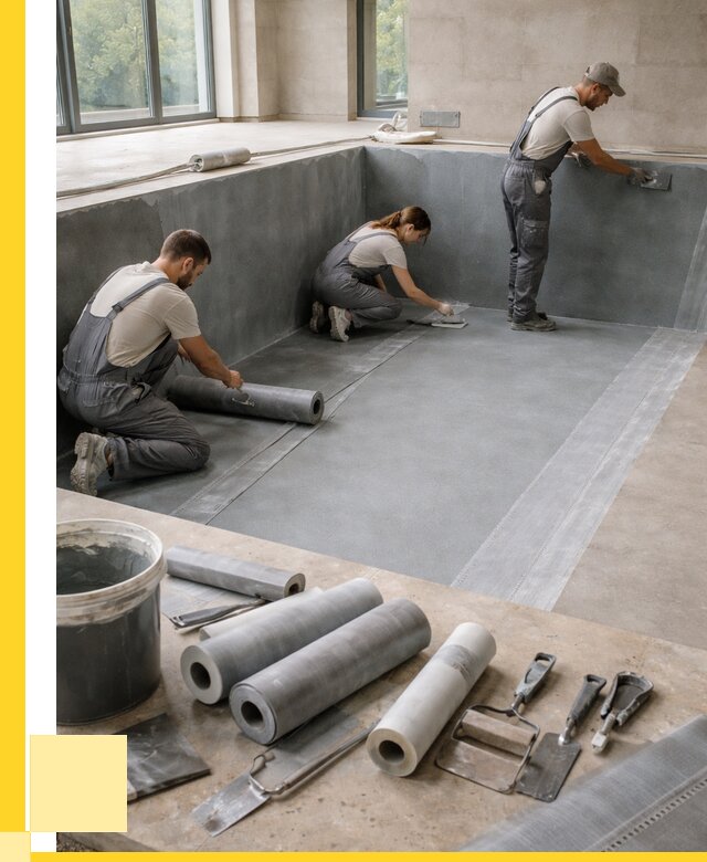 Гидроизоляция бассейнов в Междуреченске от 2021 р., ЭриданМжд