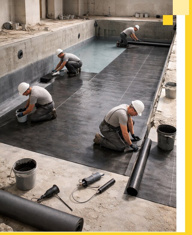 Профессиональная гидроизоляция бассейнов и чаш в Междуреченске под ключ