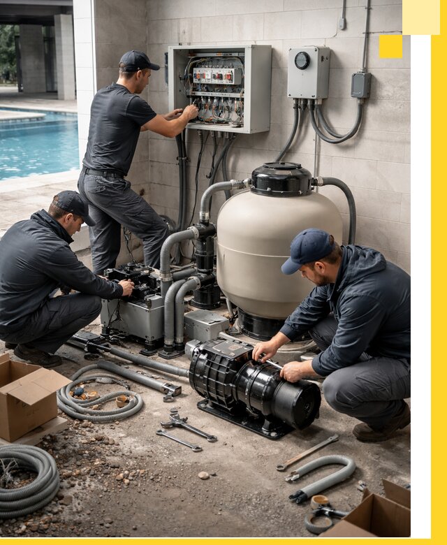 Профессиональный монтаж оборудования для бассейнов в Междуреченске