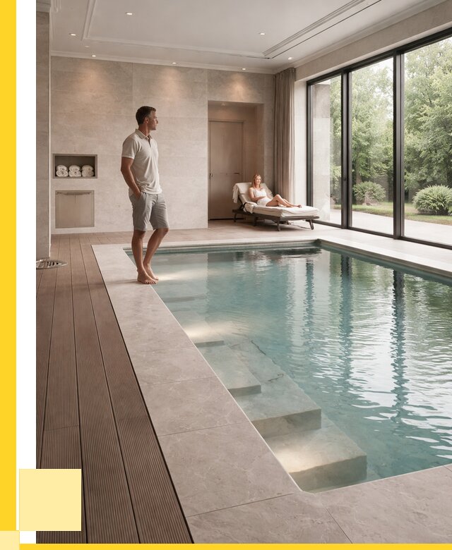 Бассейны в коттедже под ключ в Междуреченске от 1212600 р. | ЭриданМжд