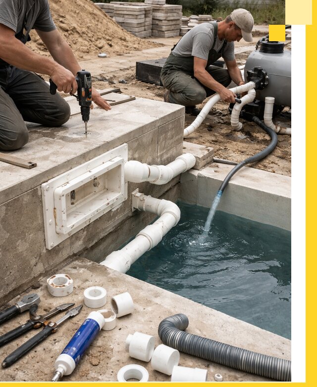 Строительство скиммерных бассейнов под ключ в Междуреченске