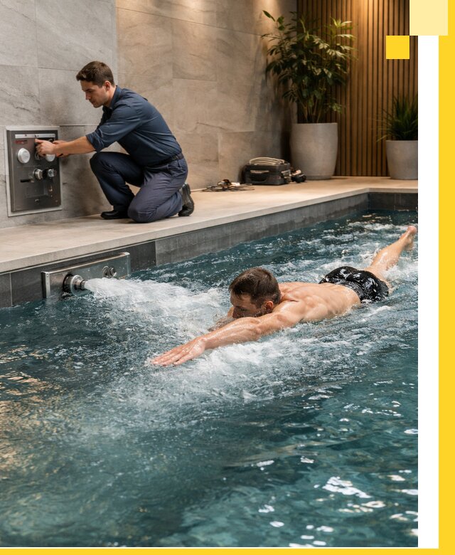 Проектирование и монтаж бассейнов с противотоком в Междуреченске