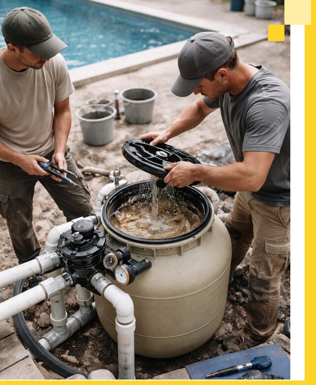 Установка и обслуживание песочных фильтров для бассейнов в Междуреченске