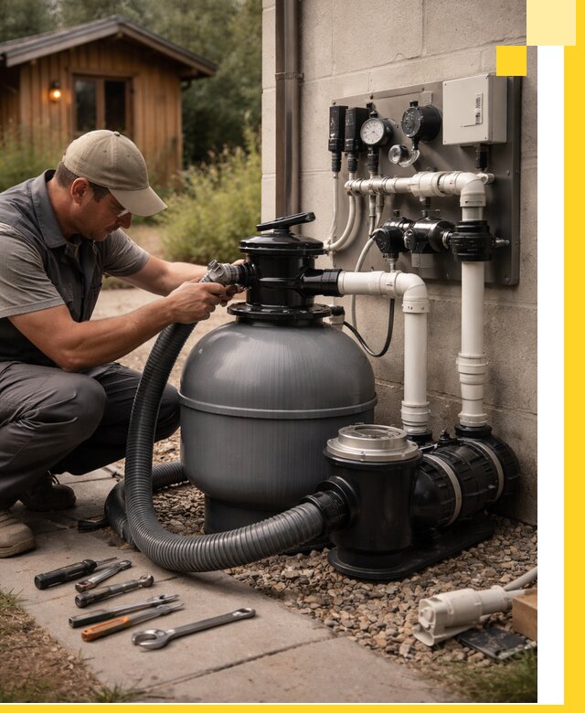 Продажа и монтаж фильтров и насосов для бассейнов в Междуреченске