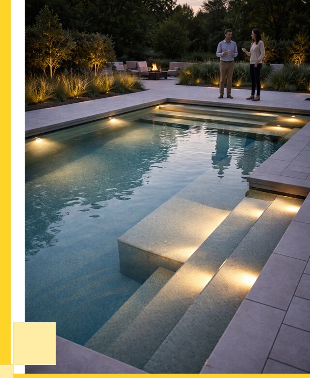 Освещение бассейнов в Междуреченске под ключ от 25263 р. | ЭриданМжд