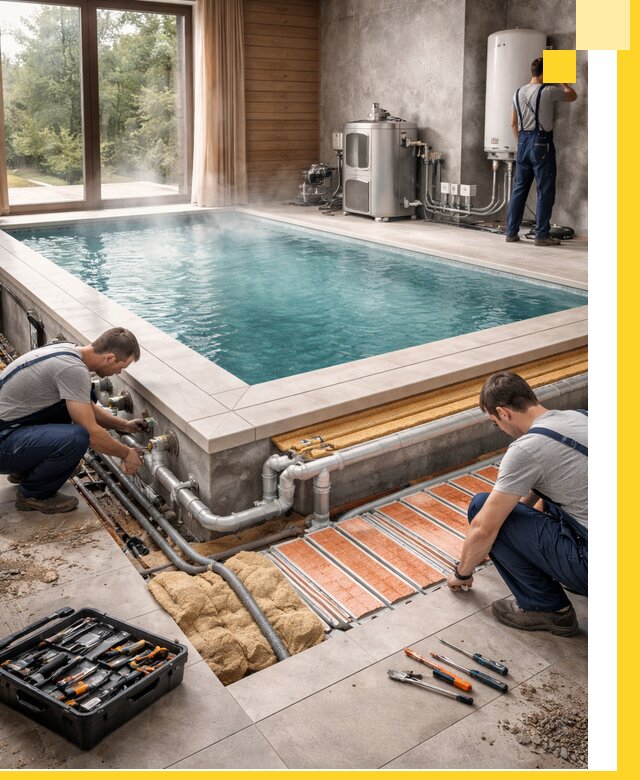 Проектирование и строительство тёплых бассейнов в Междуреченске