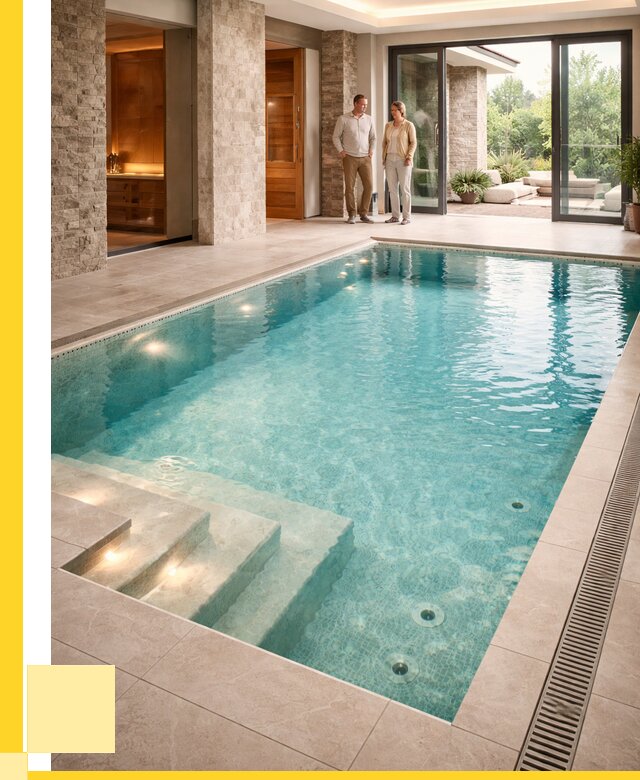 Бассейн во дворе в Междуреченске: проект, отделка от 1212600 р. | ЭриданМжд