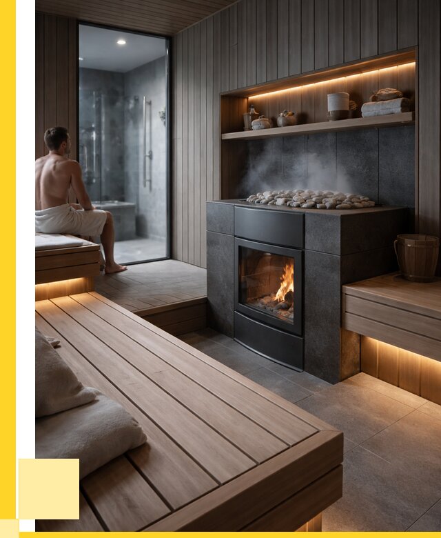 Проект сауны в частном доме в Междуреченске от 35368 р. | ЭриданМжд