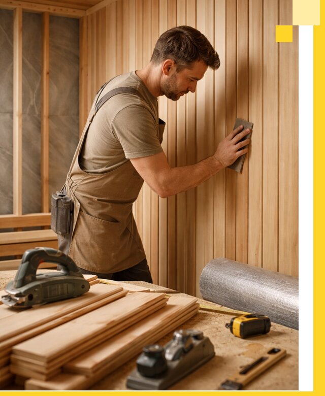 Профессиональная отделка саун и парных под ключ в Междуреченске