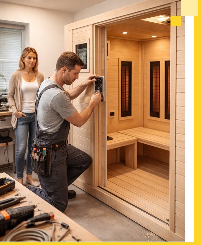 Инфракрасные сауны под ключ в Междуреченске продажа и установка