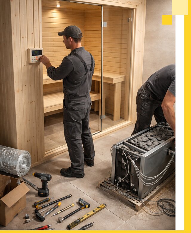 Поставка, установка и монтаж электрических саун в Междуреченске